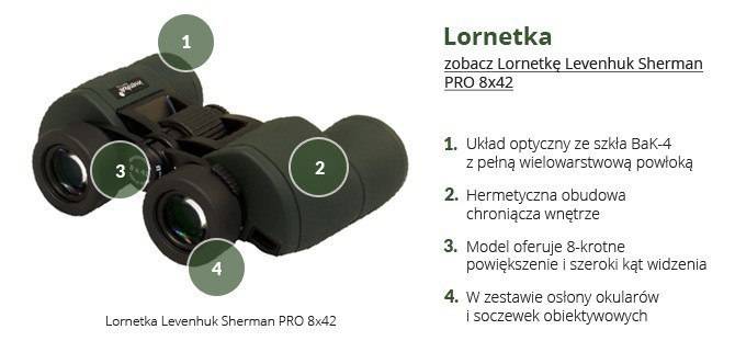 Lornetka Levenhuk Sherman PRO 8x42