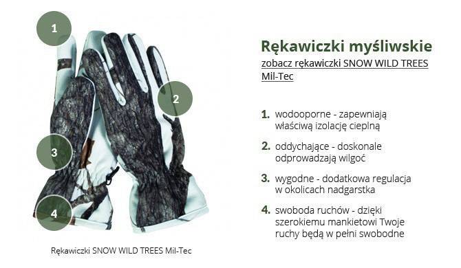 Rękawiczki Mil-Tec SNOW WILD TREES